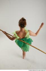 KATERINA STANDING POSE WITH SPEAR